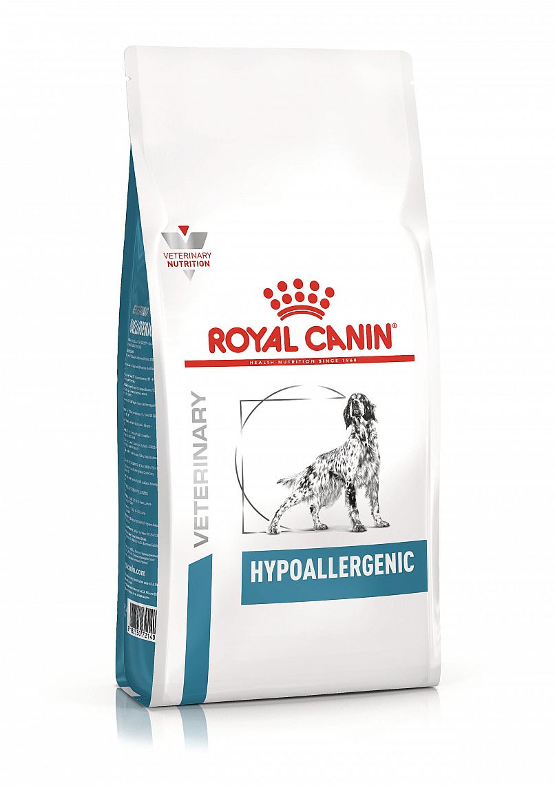 VHN dog Royal Canin Veterinary Hypoallergenic granuly pre psy 2 kg