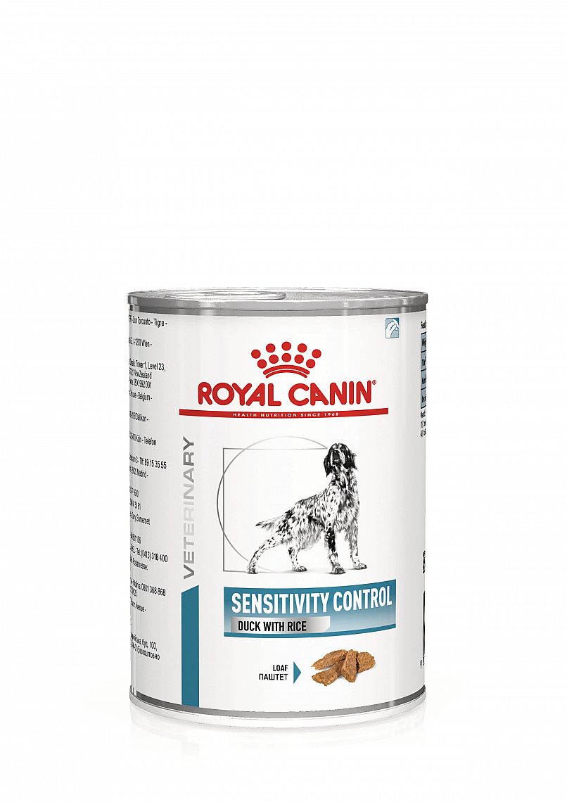 VHN Dog Royal Canin Veterinary Sensitivity Control Duck & Rice konzerva pre psy 410 g