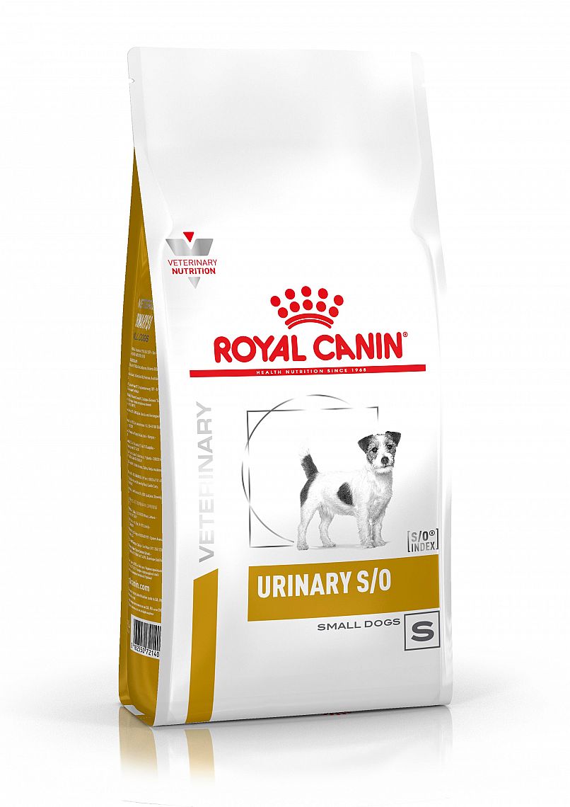 VHN dog Royal Canin Veterinary Urinary S/O Small Dog granuly pre malé psy 1,5 kg