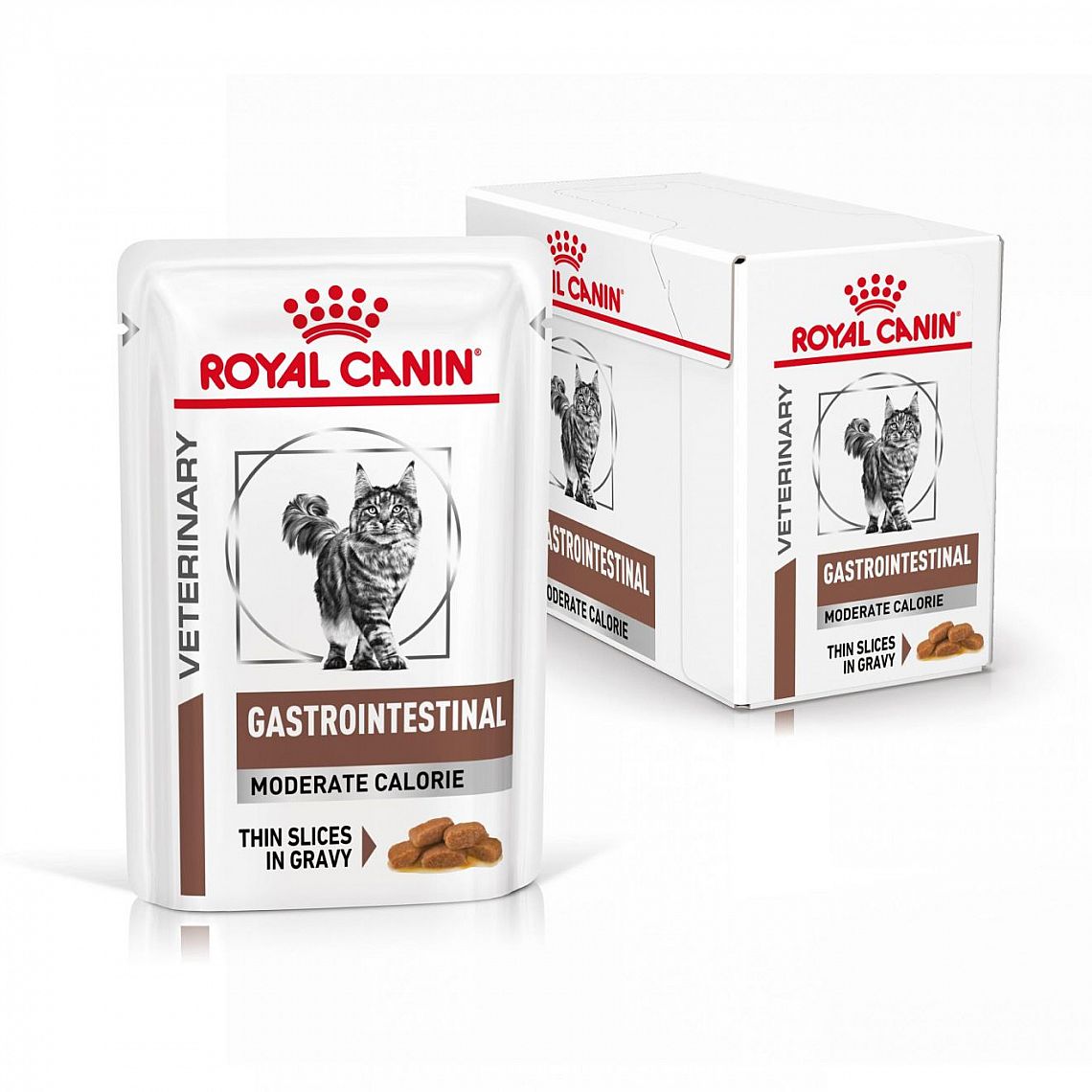 VHN cat Royal Canin Veterinary Gastrointestinal Moderate Calorie kapsičky pre mačky 12 × 85 g